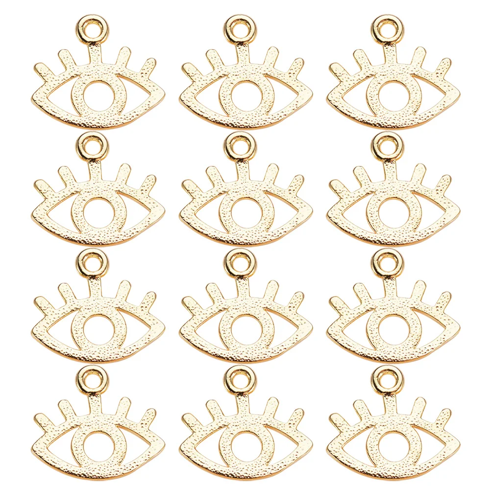 

20pcs DIY Jewelry Pendants Eye Shaped Pendant Charms Jewelry Making Supplies