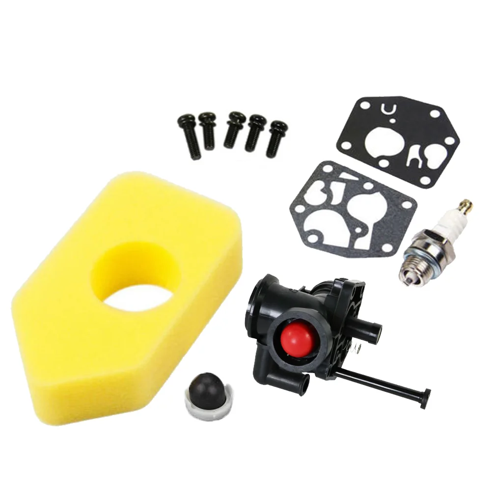 

Карбюратор воздушный фильтр праймер лампочка Свеча зажигания для 498811 795469 запасная часть аксессуары для газонокосилки бензиновые фильтры и...