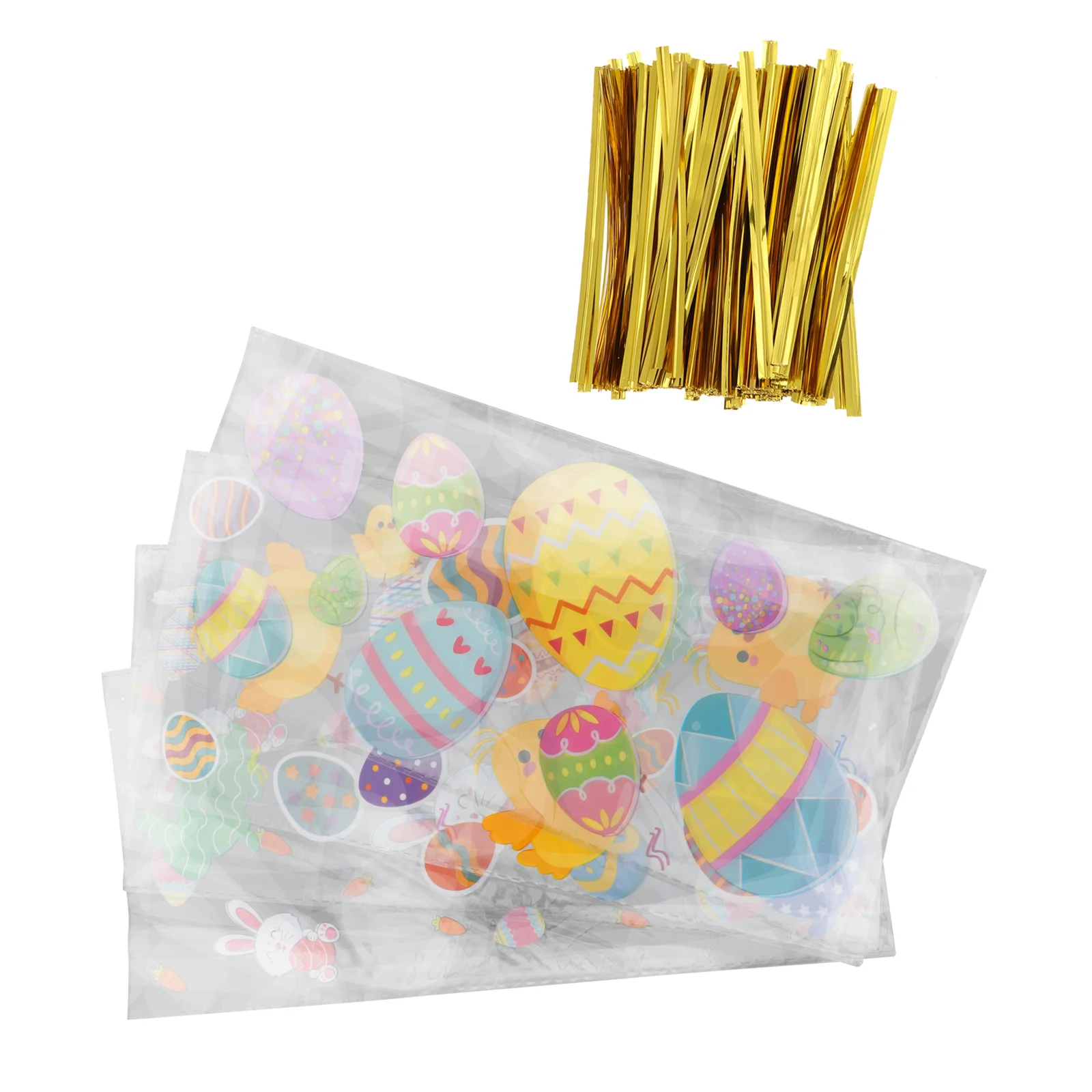 

Sticks Pretzel Cello Candy Metallic Baking Gluten Gift Easter Mylarfood Bakery Pouches Cellophane Wrapping Ties Biscuit Flower