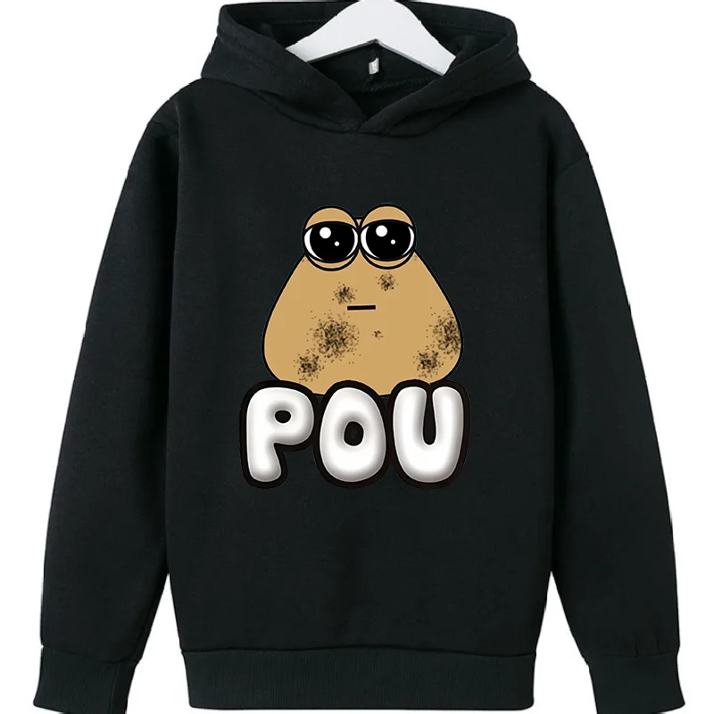 Новый My Pet Alien Pou детский принт с художественным принтом милые толстовки для