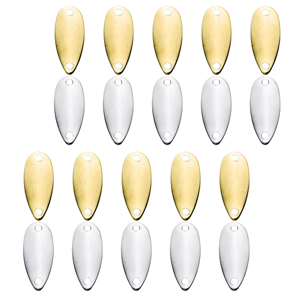 

20 Pcs Lure Bait Sequins Tools Fishing Jigs Sinking Sea Saltwater Universal Bass Metal