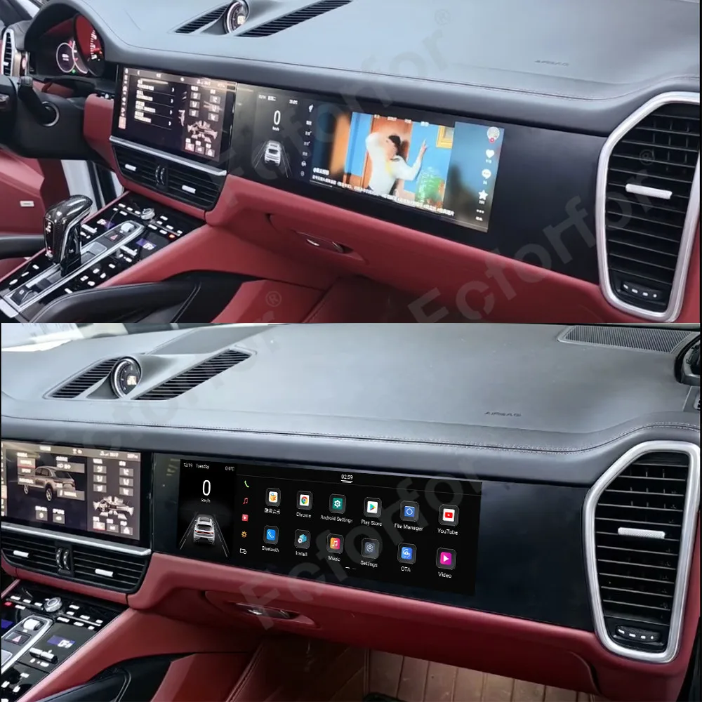 Обновленный прибор Android для Porsche Panamera 971 2017-2024 Co Pilot навигация стерео цифровой QLED