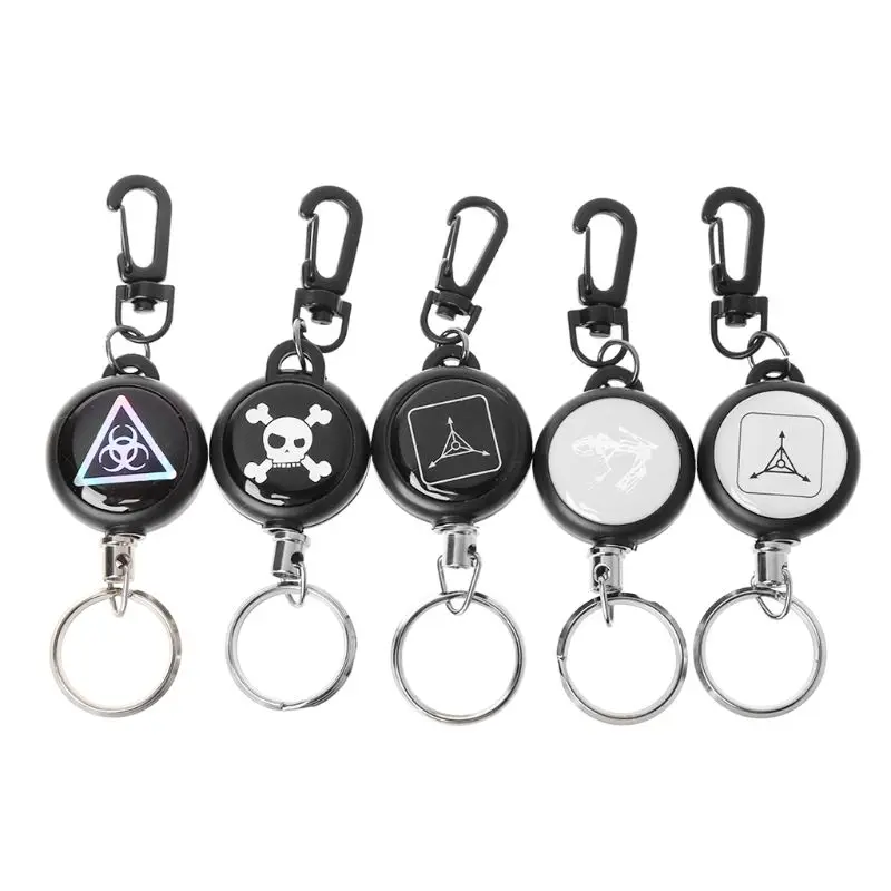 

Выдвижной брелок с быстрым вытягиванием, безопасный стальной трос TAD, брелок с защитой от кражи