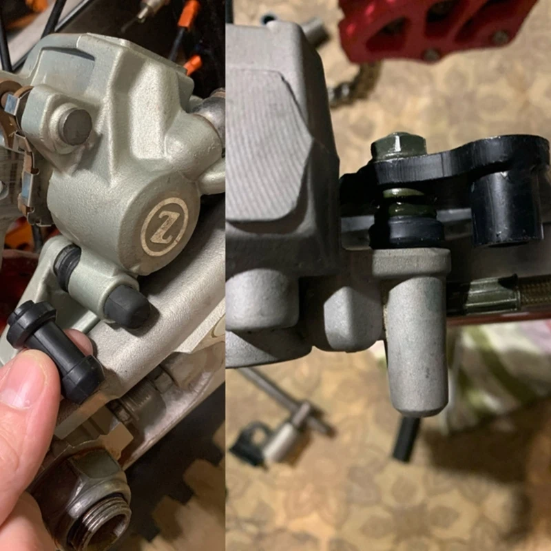 Кронштейн тормоза верхнего и нижнего мотоцикла скутера амортизирующая втулка