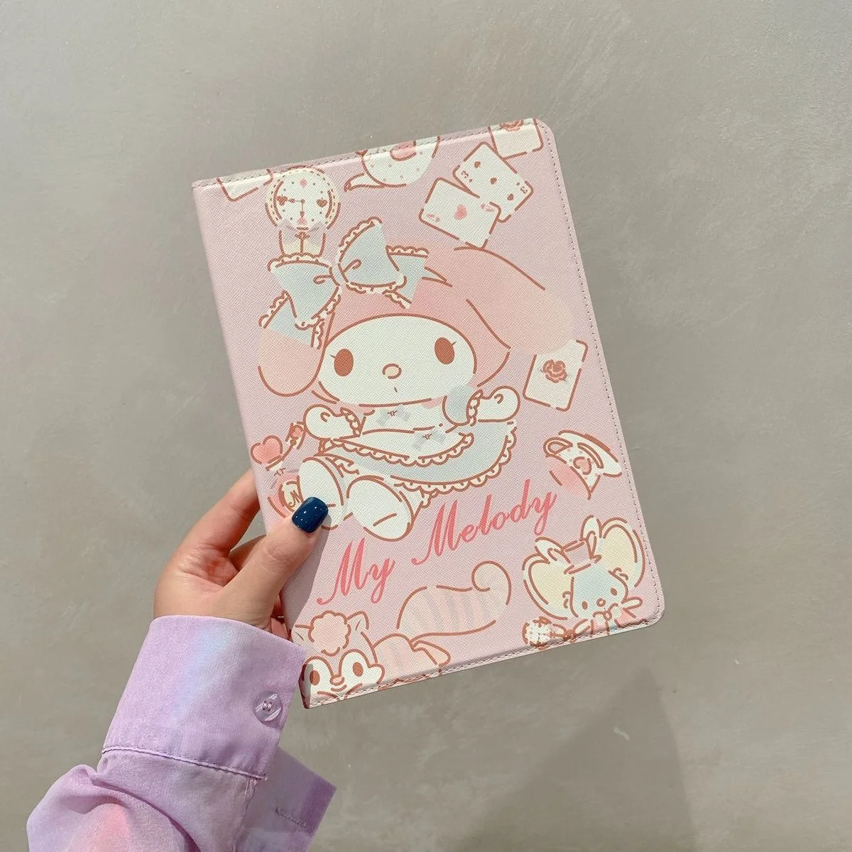 Sanrio Kuromi Melody iPad Air 2021 Чехол Air 4 силиконовый защитный чехол для iPad Pro Mini 6 10,2 дюйма 8th противоударный мягкий чехол