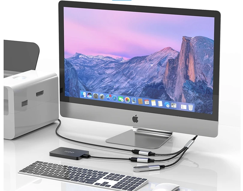 USB C-концентратор 3 0 Type C 1 4 порта мультиразветвитель адаптер OTG для Xiaomi Lenovo Macbook Pro 13