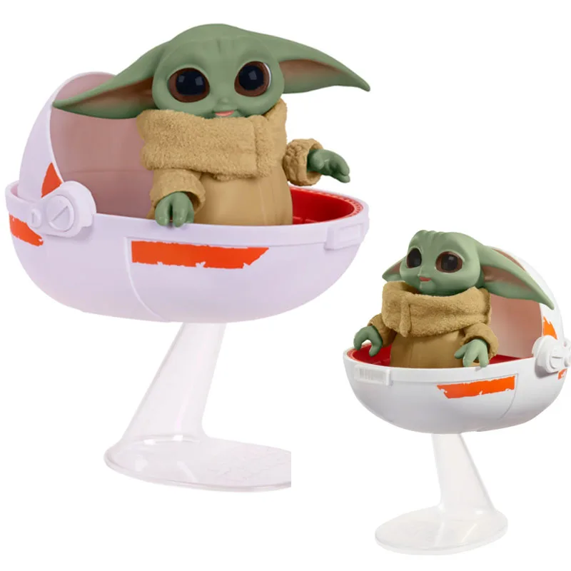 

Hasbro подлинные Звездные войны Grogu с детской кабиной аниме экшн-Фигурки игрушки для детский день рождения, день рождение мальчика подарки Коллекционная модель