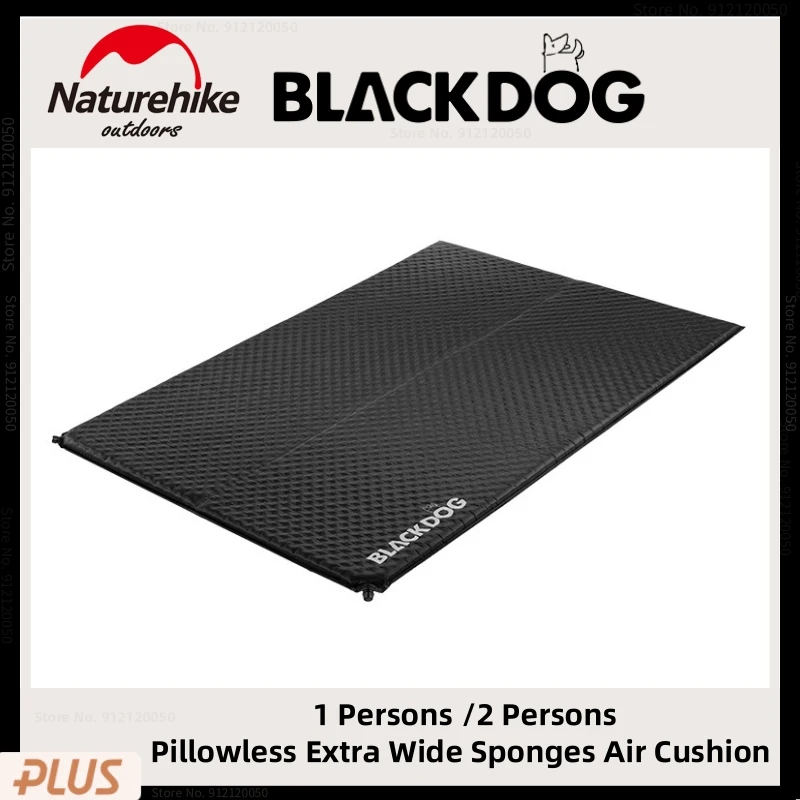 

Naturehike-Blackdog Camping Automatic Inflating Mat Outdoor Tent Thickened Sleeping Mat Tour Sponges Air Mattress Damp Proof Pad