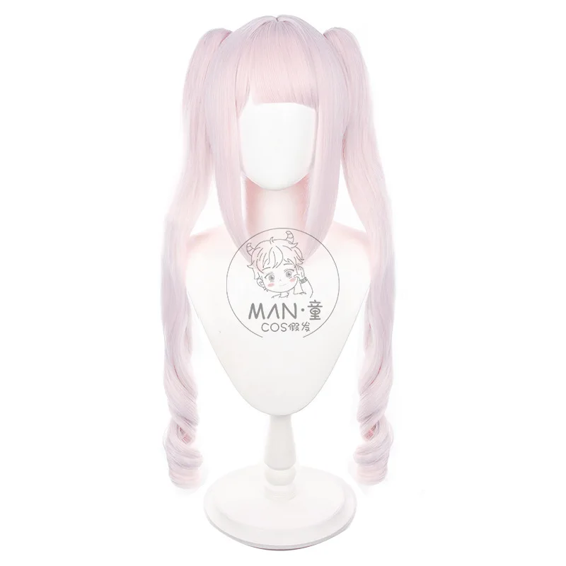 Cosplay Mantong Victory богиня Niji Alice Cos парик Тигр клипса двойной конский хвост длинные