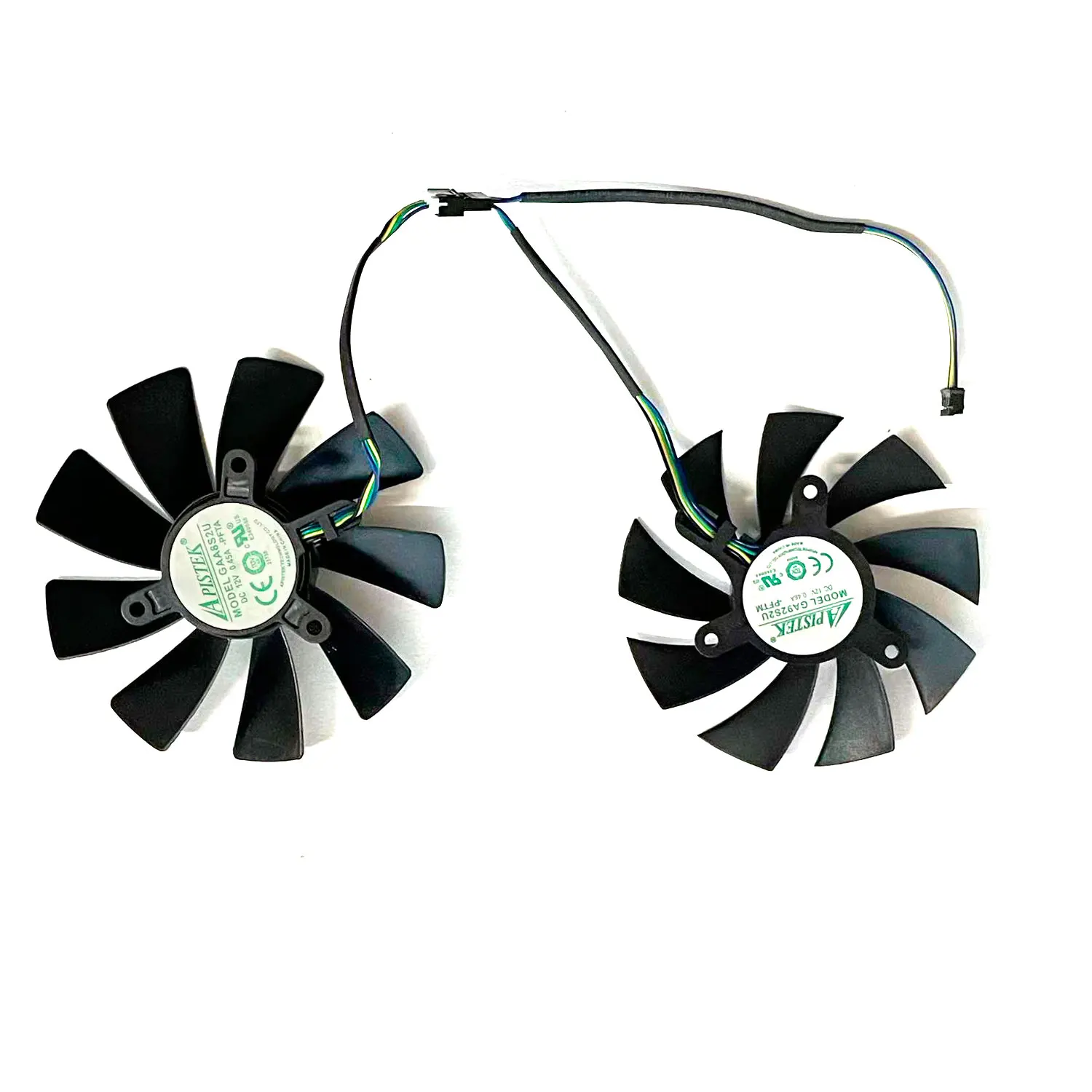 Фото GAA8S2U GA92S2U 87 мм 100 мм 4PIN подходит для Zotac Geforce GTx1060 Amp 1070ti 1080 1080ti 8 ГБ сменный вентилятор для мини-видеокарты №2