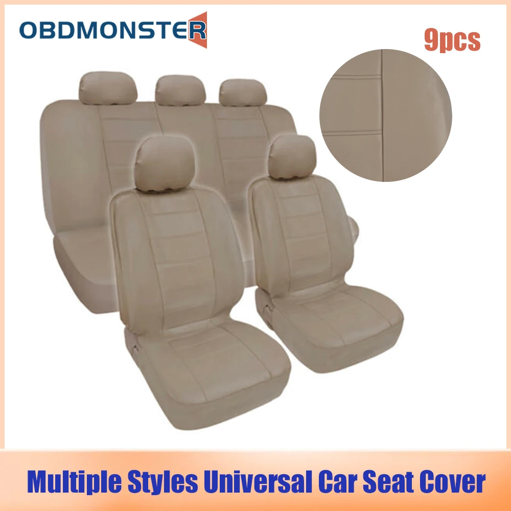 

9 шт., всесезонные Чехлы для автомобильных сидений