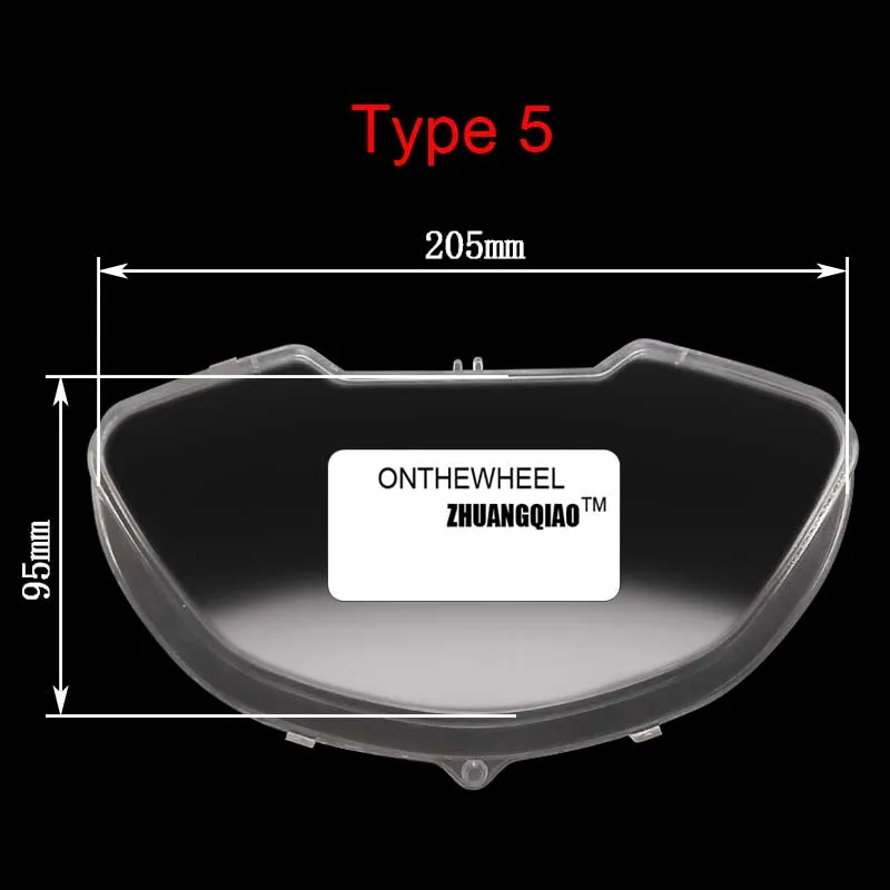 

Мотоцикл Мотокросс Мопед Спидометр Тахометр Приборная панель Инструмент Стеклянная пластиковая крышка объектива для скутера ATV E-Scooter