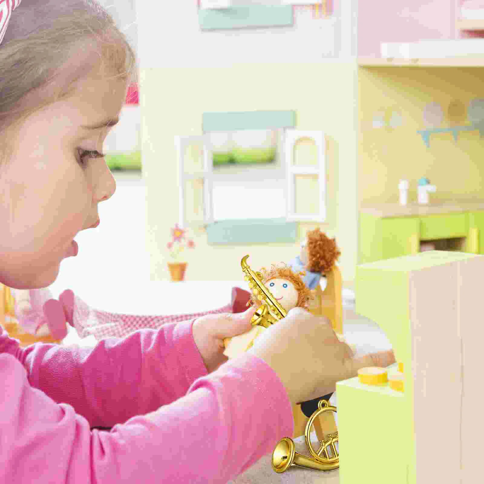 4 шт. мини-музыкальный инструмент игрушки пластиковая труба для детей