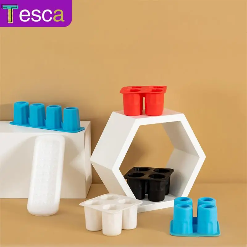 

Silicone Full Elasticity Ice Cups Rectangular Diy Moulds Homemade Ice Mould Ice Maker Summer Diy Ice Making Storage Box