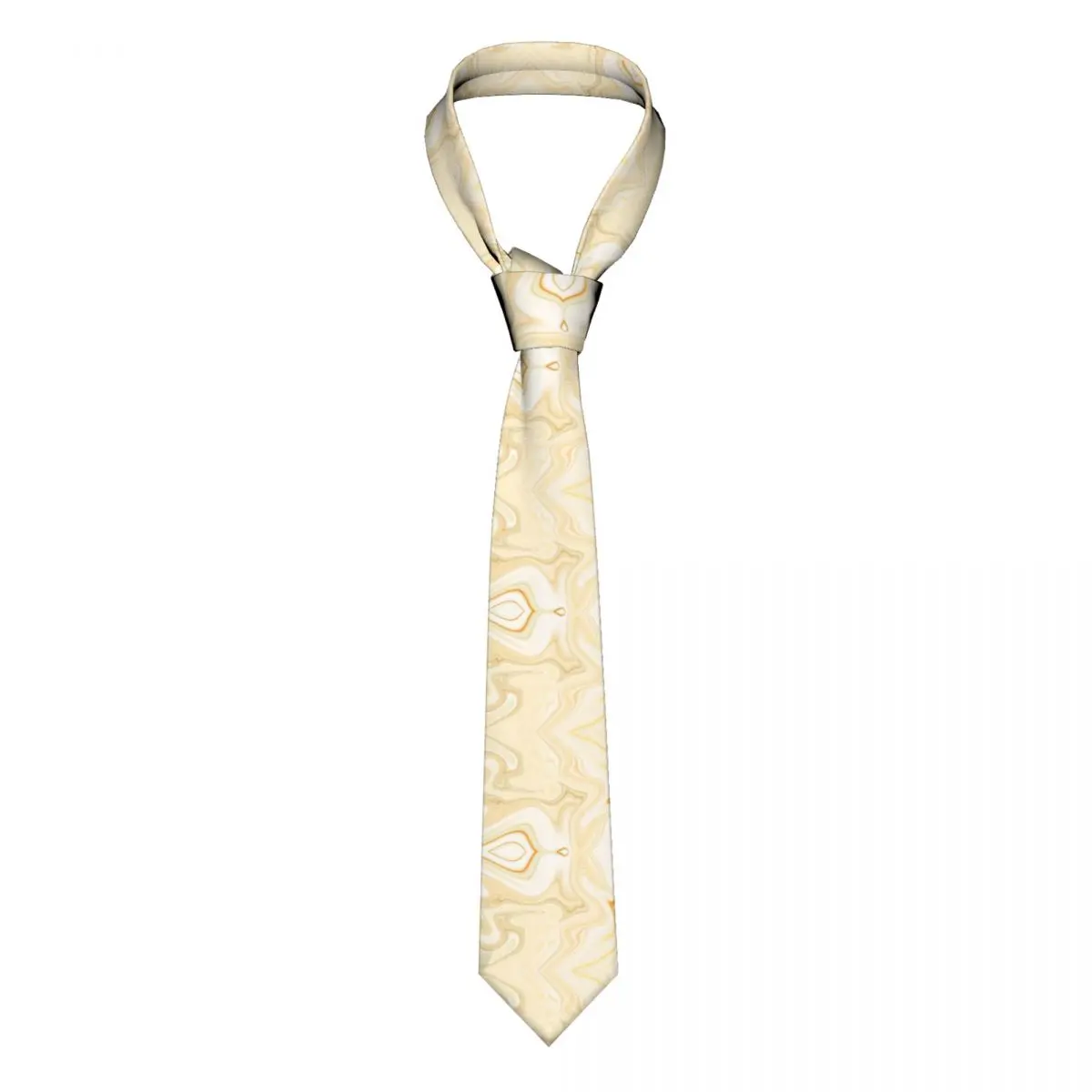 

Brown Marble Necktie Unisex Polyester 8 cm Gray Silver Marble Neck Ties for Men Silk Narrow Accessories Cravat Wedding Office