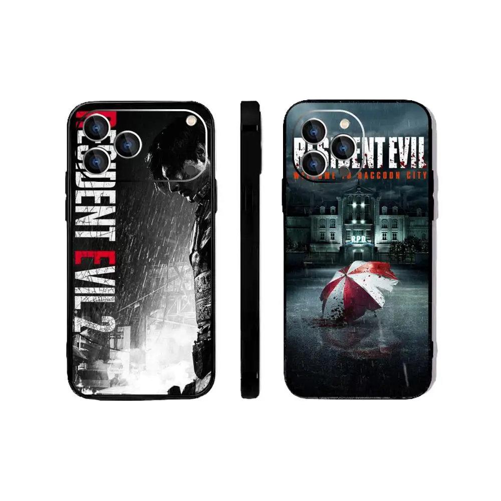 Фото Чехол для телефона R-Residentes Evil, мягкий, черный, противоударный, для iPhone 17, 16, 16e, 15, 14, 13, 12 Plus, Mini, Pro, Max №2