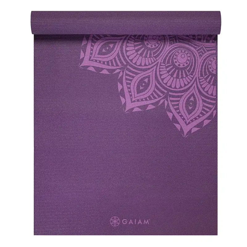 

Print Yoga Mat, Purple Mandala, 6mm Shakti mat Yoga accessories Yoga knee Pink yoga mat Acupressure mat Jump rope mat Foam floor
