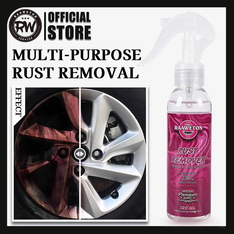 Универсальное средство для удаления ржавчины металлический хромированный