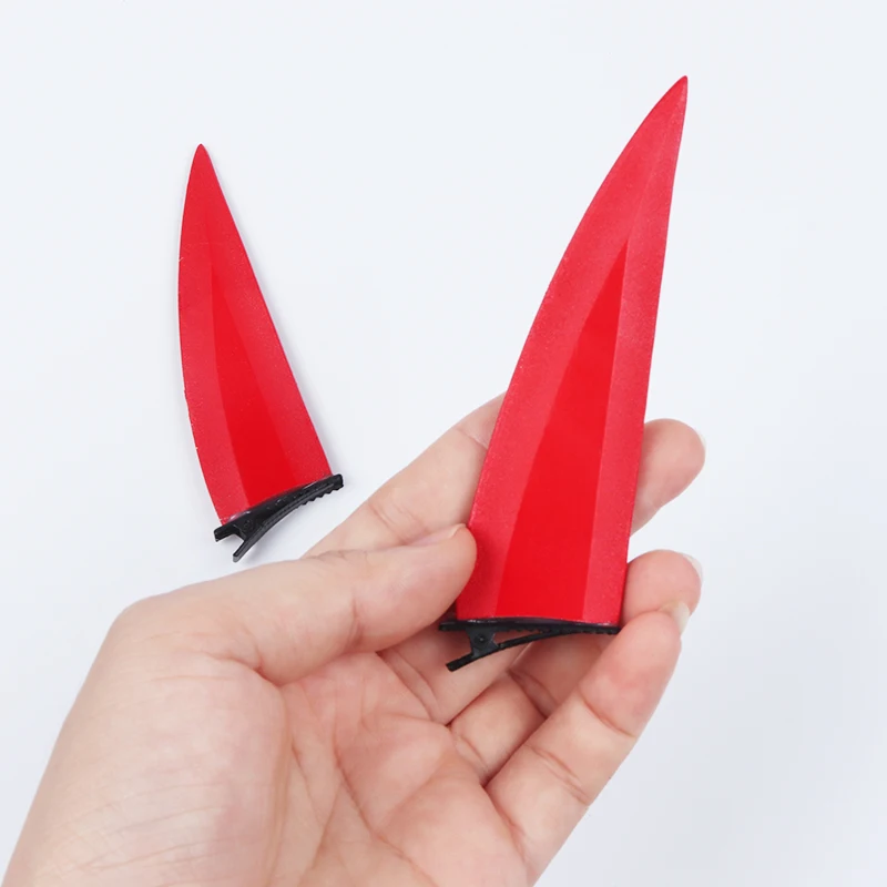 1 пара дьявольские рога аниме заколка для волос маскарадный голографический