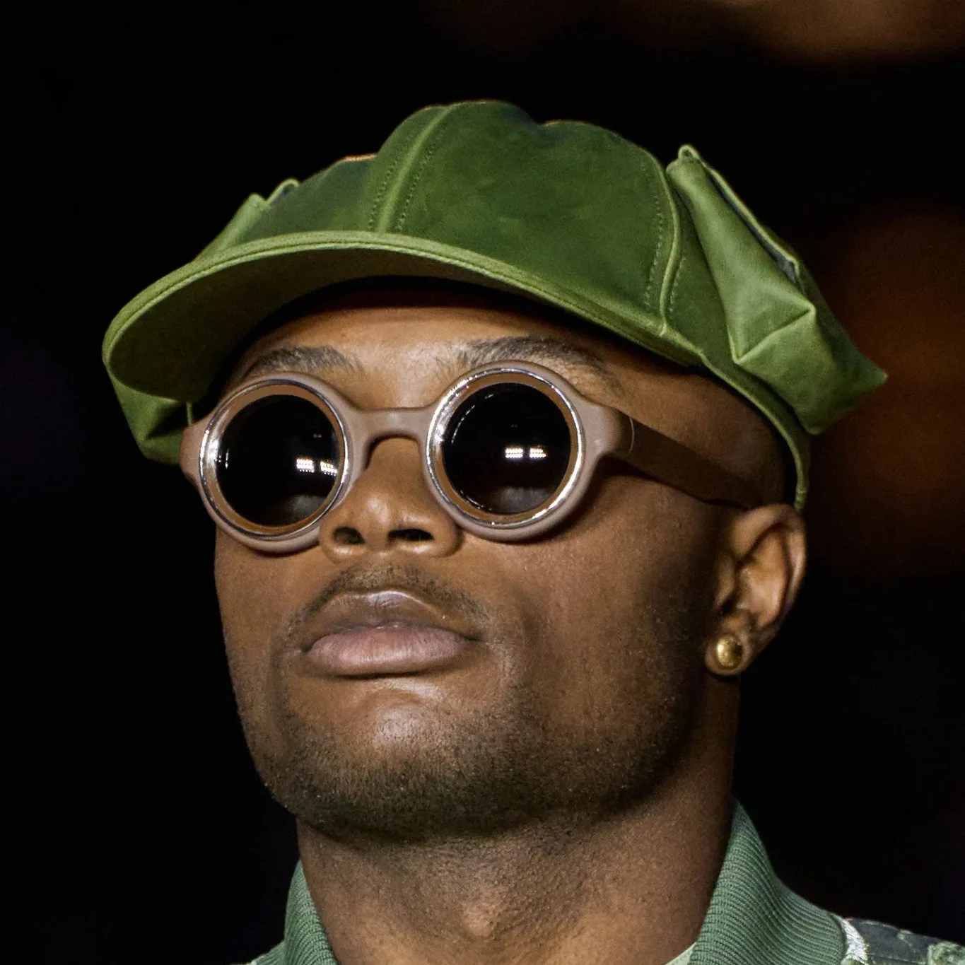 Круглые высококачественные брендовые солнцезащитные очки INS в стиле ретро