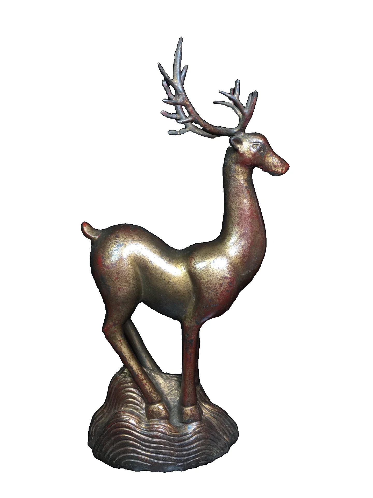 

LAOJUNLU Finely Crafted Bronze Deer Style 322 Chinese Traditional Style Antiques Fine Art Gifts Crafts