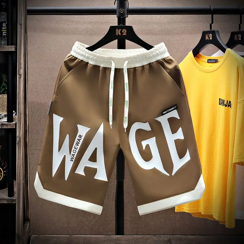 

2023 New Gym Shorts Summer Male Clothes Casual Sweatpants Y2k Pants Man Youth Cargo Ee Men's Clothing Trend Women's Wild Jean