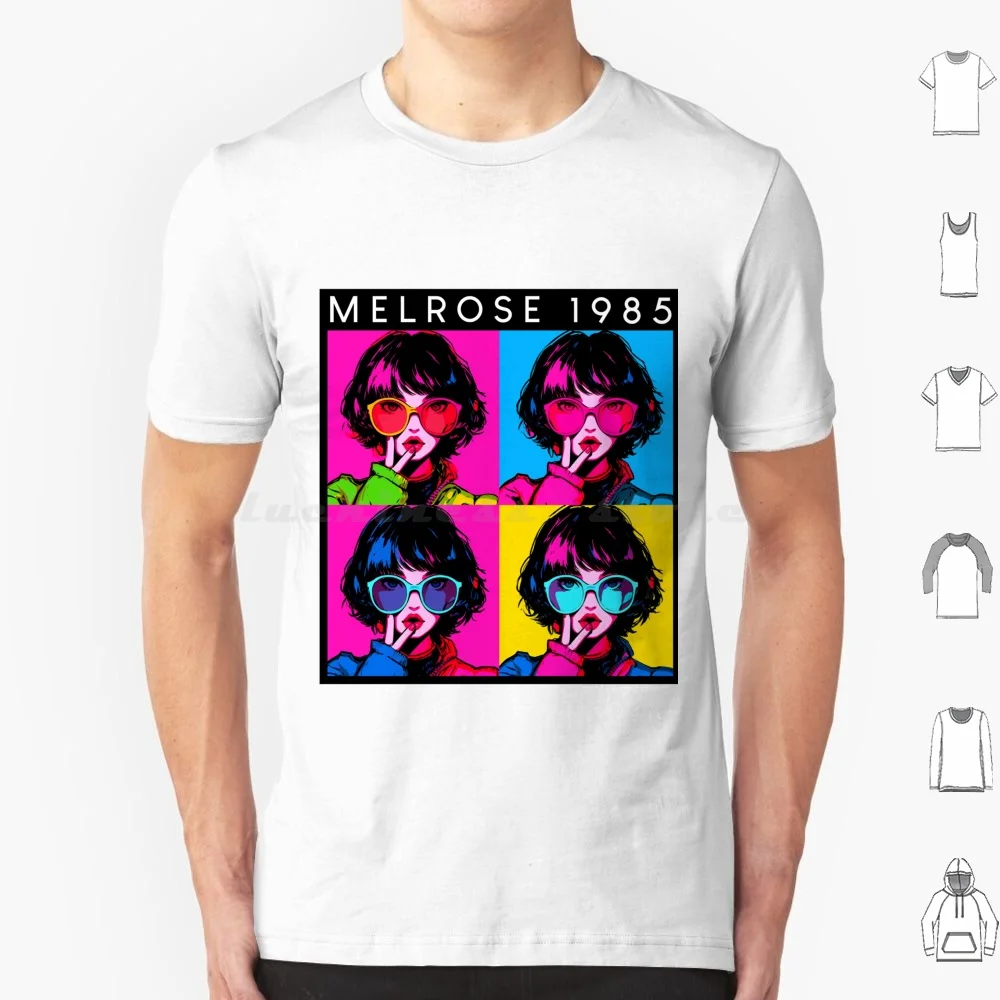 Футболка Melrose 1985 для мужчин и женщин детей 6xl Avenue Pop Art Cool Girl Hollywood Los Angeles новинка