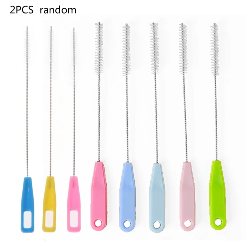 

Soft Hair Suction Glass Tube Cleaner Brushes Tool Baby Milk Straw Cleaning Brush