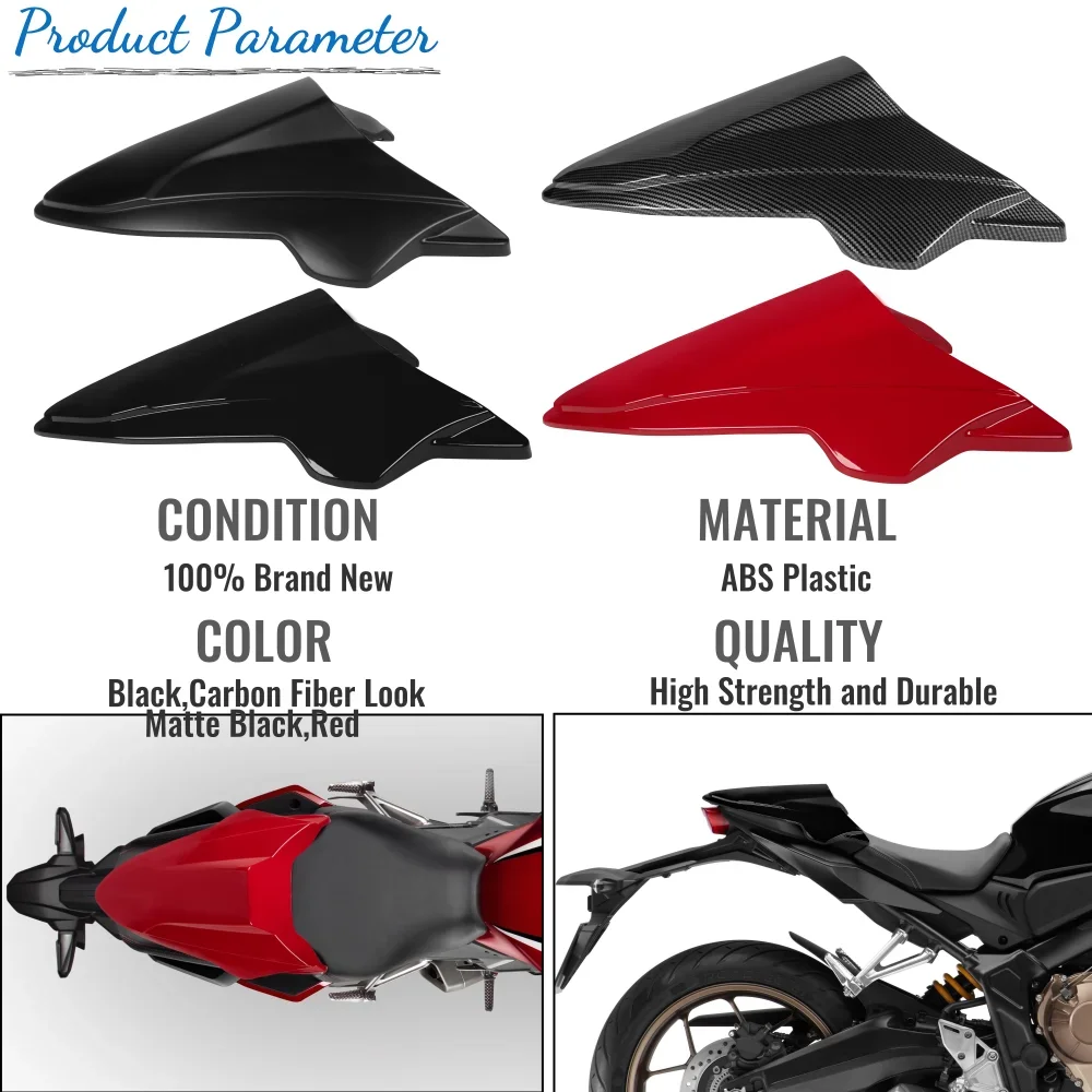 Для Honda CB650R CBR650R 2021-2023 чехол на заднее пассажирское сиденье обтекатель мотоцикла CB