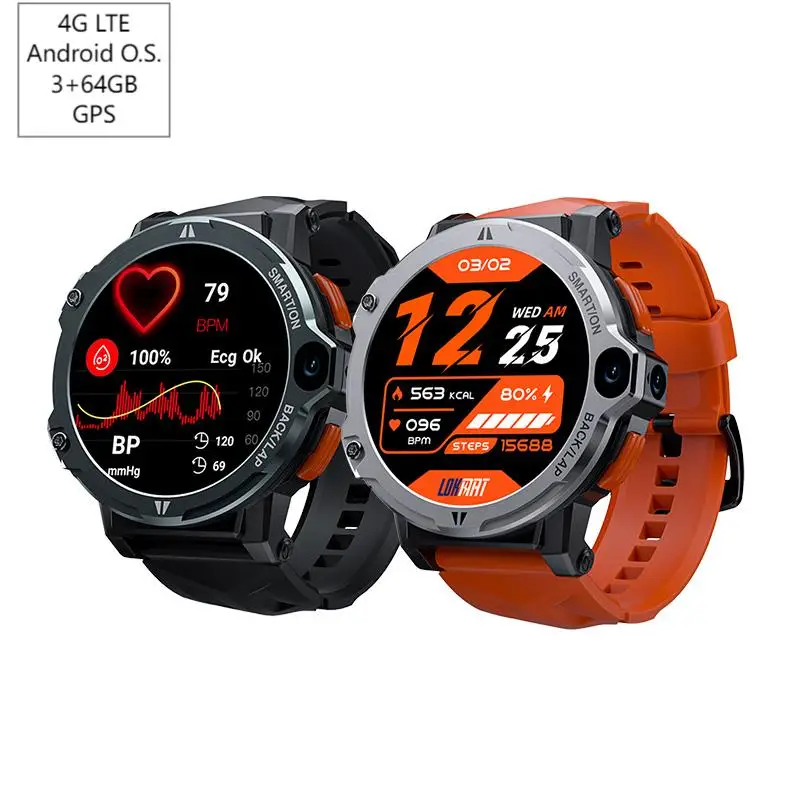 Смарт-часы LOKMAT APPLLP 6 PRO 4G Android с двумя GPS-часами 2024