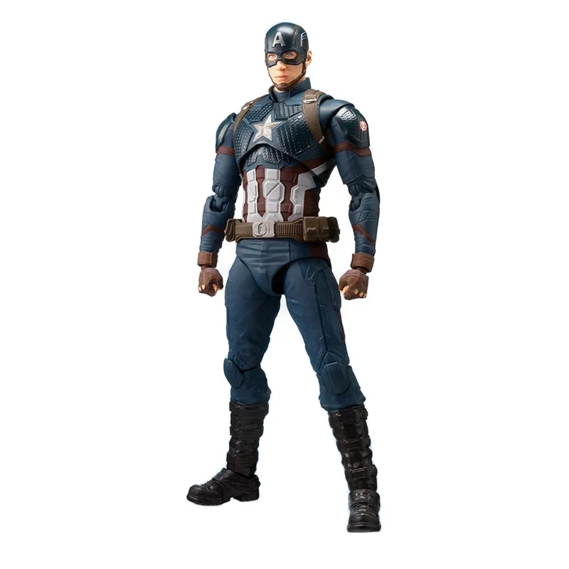 

Популярные игрушки Marvel Мстители Капитан Америка экшн-фигурка Shf модель супергероя кукла игрушки подарок для парня коллекционные украшения