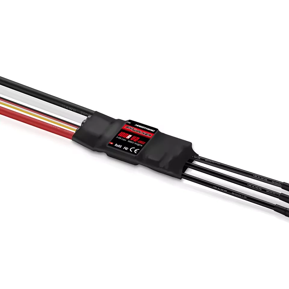 Фото Hobbywing Skywalker V2 ESC 120A 100A 80A 60A 50A 40A 30A 20A 15A Бесщеточный регулятор скорости ESC с UBEC для RC FPV самолетов №3