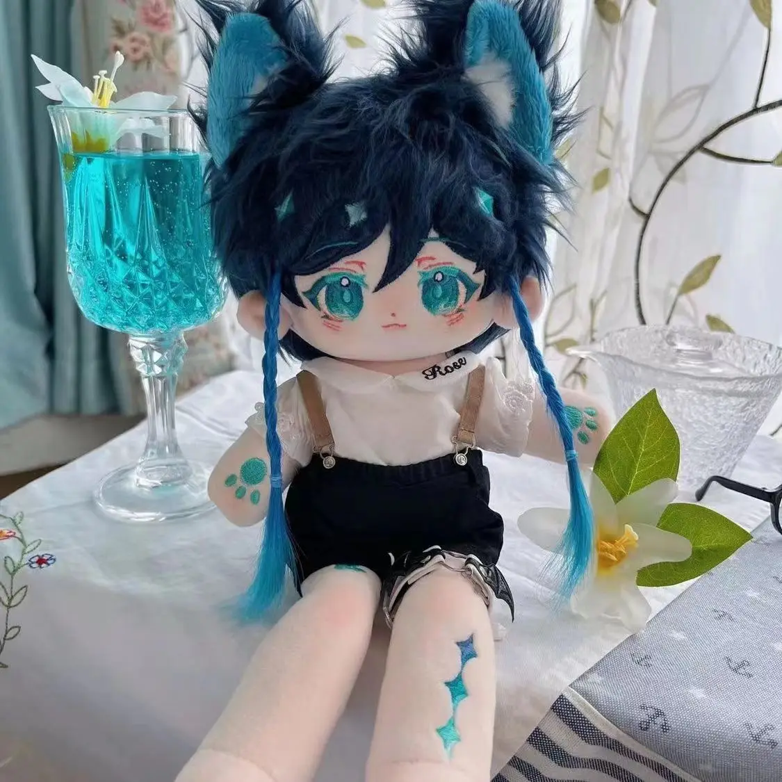 

Игрушка Genshin Impact Venti Barbatos в виде зверя, милые уши, 30 см, плюшевая хлопковая Мягкая кукла, длинные ножки тела, плюшевая косплей, подарок на день рождения