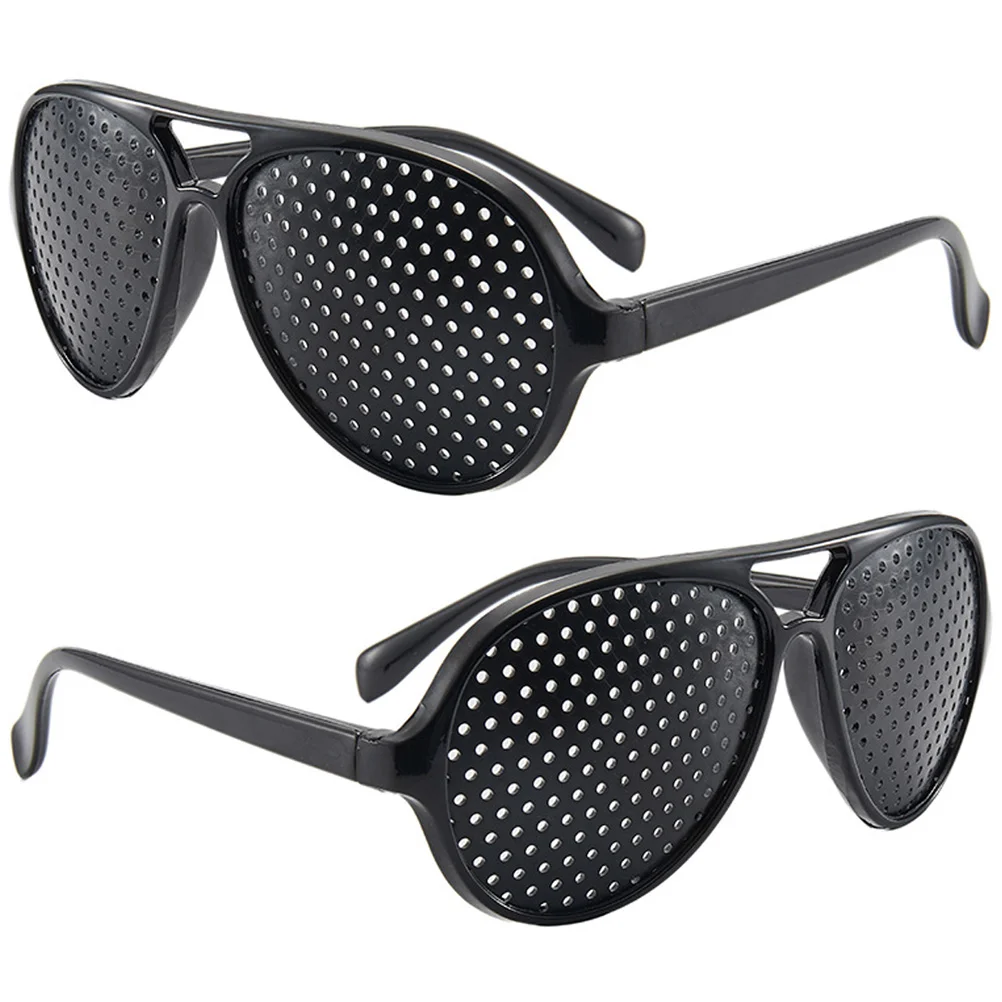 

2 Pcs Vision Improvement Eyeglasses Sun Bulk Protection Eyes Care Tool Correction Pinhole Portable