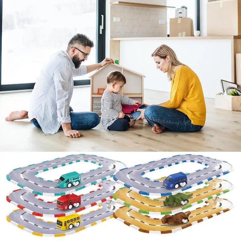 

Track Painting Toy Rail Set Painting Kit Track Play Set DIY Assembling Educational Vivid Smooth Track Play Set For Children's Da