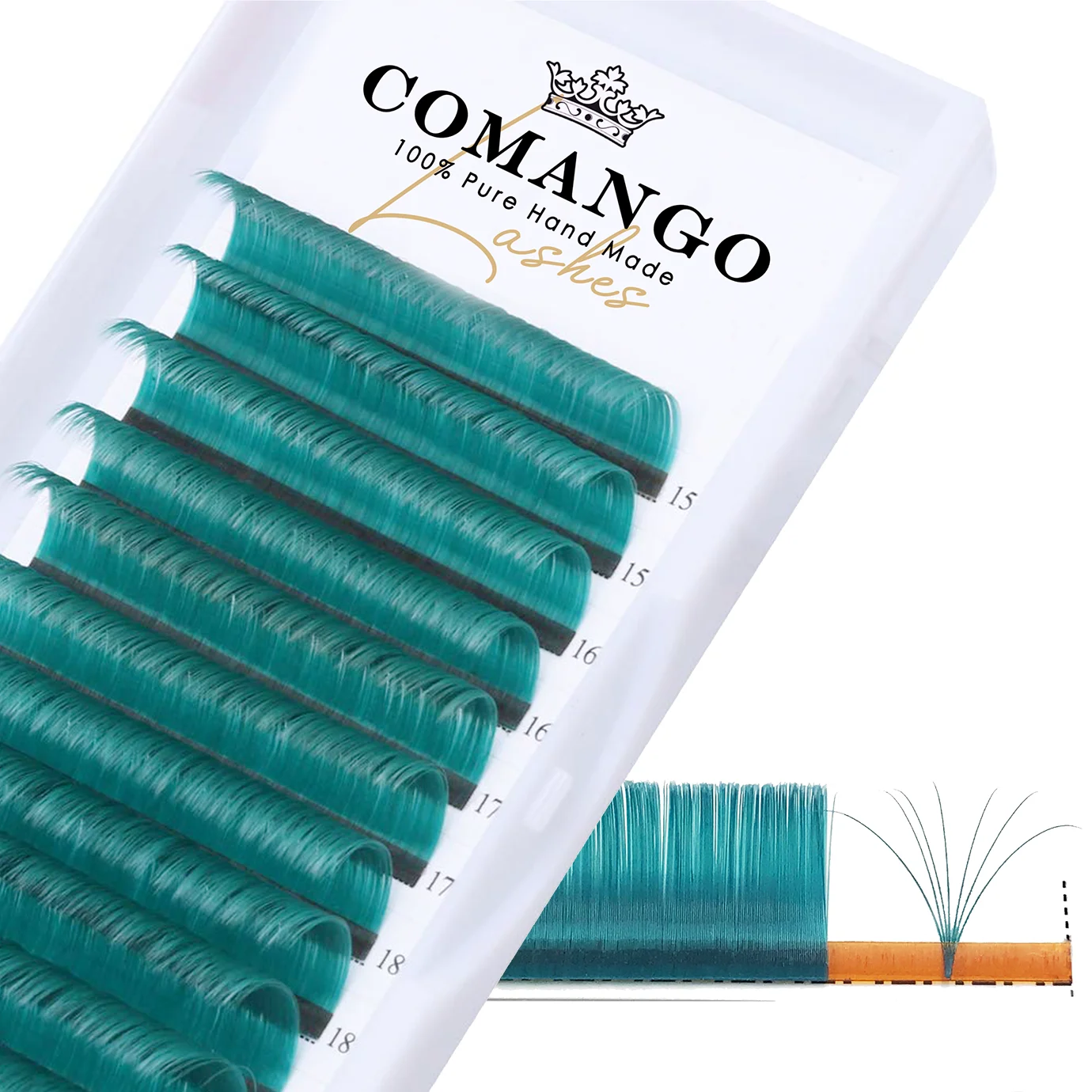 

CoMango Colorful Easy Fan 6D 8D 10D 16D 20D Automatic Blooming Flower Lashes Self Fanning Lashes Mega Volume Individual Lashes