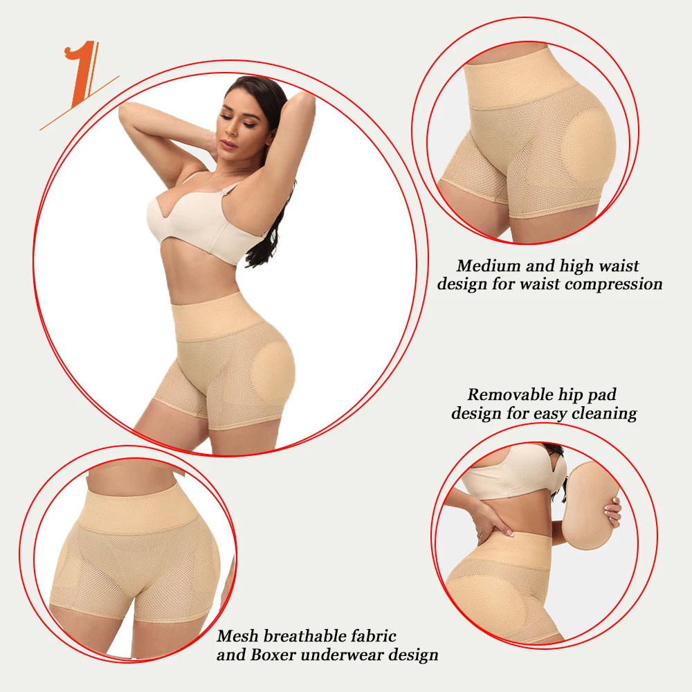 SEXYWG Push Up Shapewear Panties Women Butt Lifter Panties Hip Shapewear for Women Sexy Body Shaper Hip Enhancer