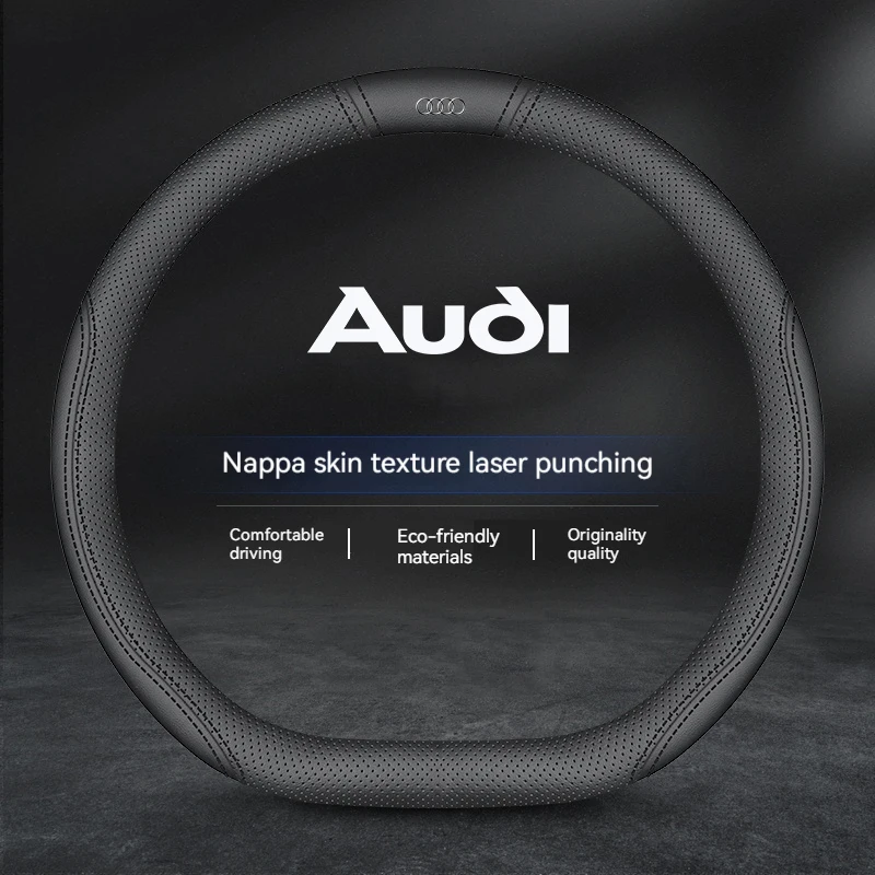 

Автомобильный противоскользящий замшевый чехол на руль для Audi TT A3 A4 A5 A6 A7 A8 Q3 Q5 Q7 Q8 S3 S4 S5 S6 RS3 RS4 RS5 RSQ3 RSQ5