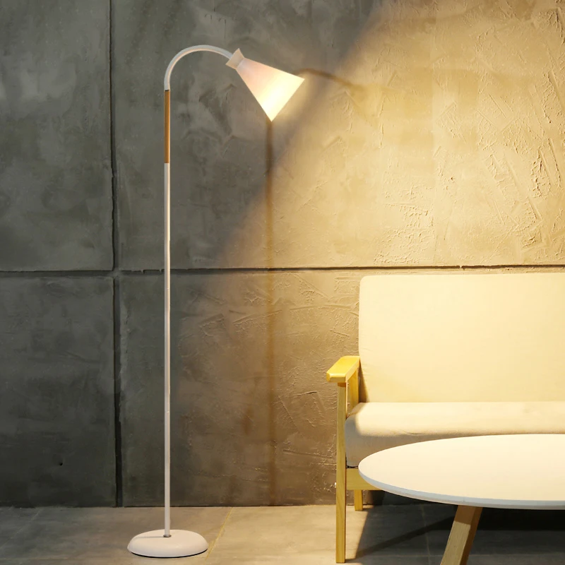 Купи Led Minimalist Floor Lamp Nordic Living Room Bedroom Stand Art Floor Lamp Lighting Study Lampadaire Led Sur Pied Room Decoration за 6,209 рублей в магазине AliExpress