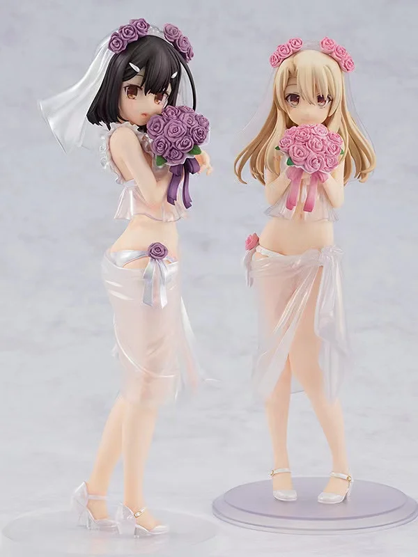 

Женское 100% оригинальное кд Клее Fate/kaleid liner Prisma Illya Miyu Edelfelt свадебное бикини Ver. Коллекционная модель аниме-фигурки