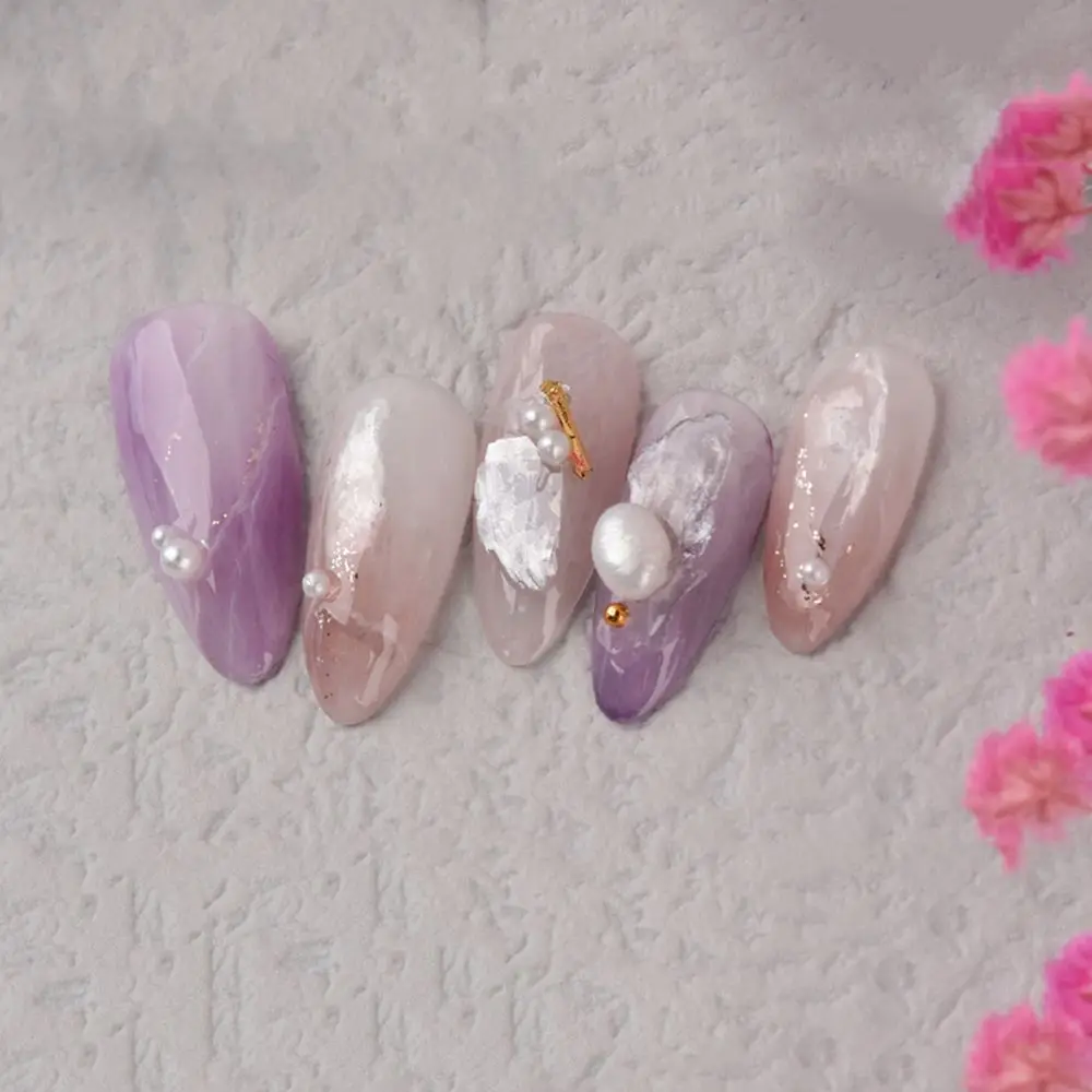 Оболочка искусственная оболочка Блестки для ногтей 3D украшения дизайна