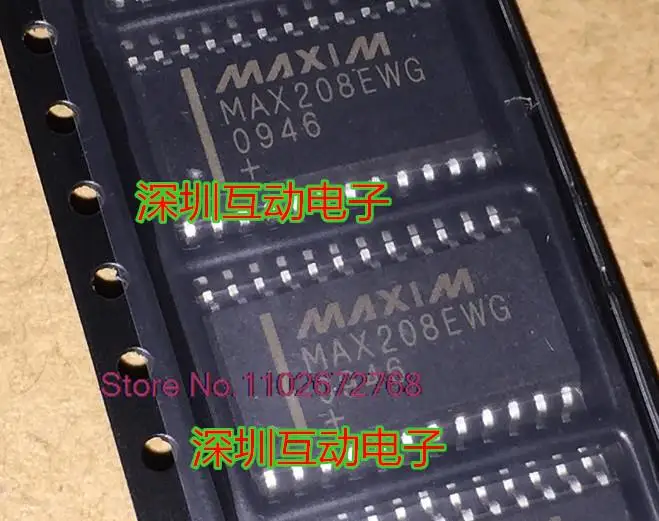 

10PCS/LOT MAX208CWG MAX208EWG MAXIM SOP-24