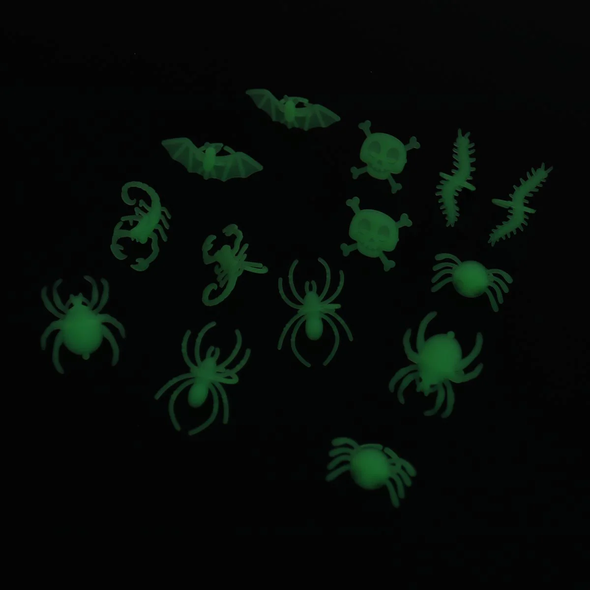 

14pcs Glow Finger Ring Glow in the Dark Bugs and for Party Favors and
