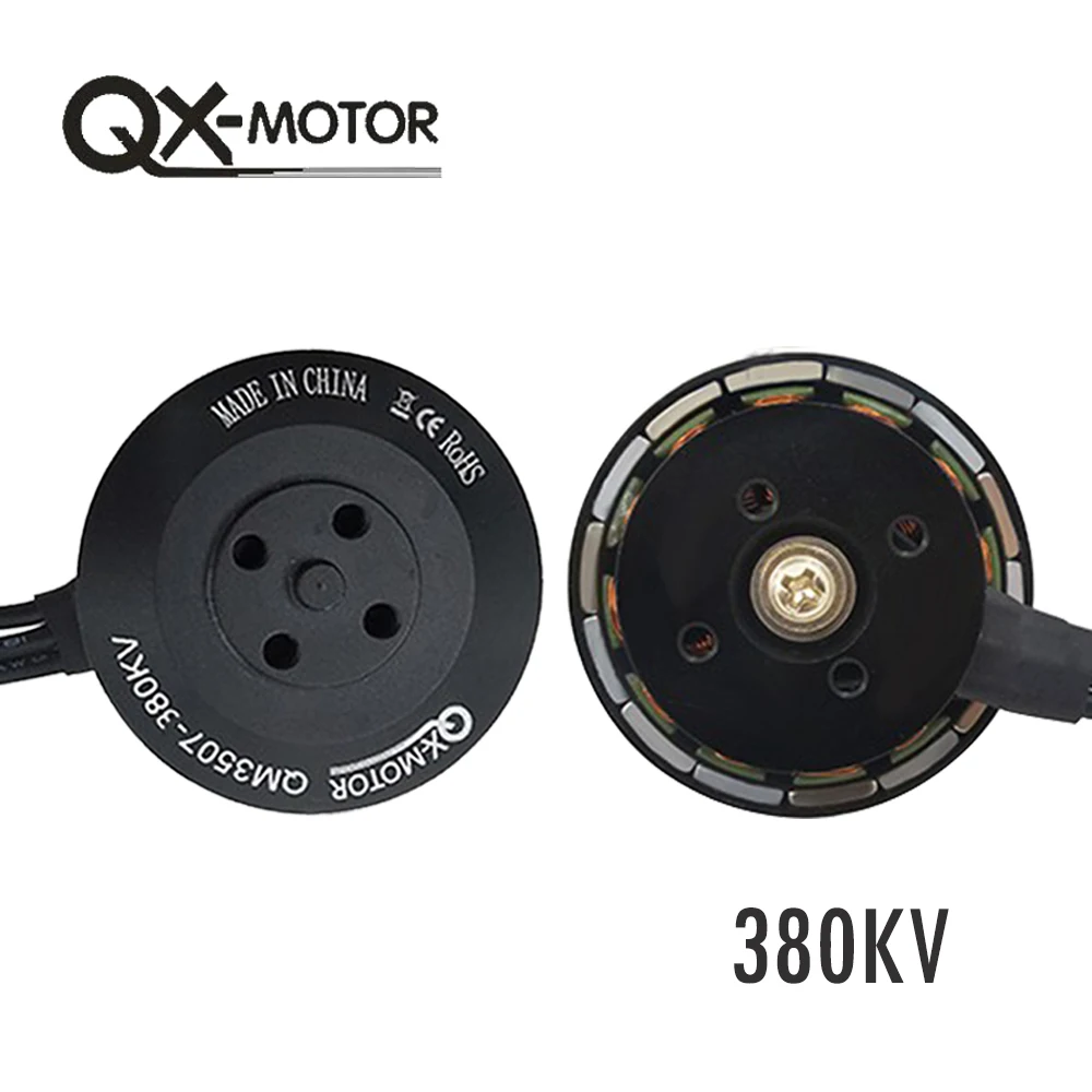 Фото QX-MOTOR QM3507 380KV 580KV 680KV 3507 3508 с металлическим бесщеточным Мотором для RC Multirotor Quadcopter Hexa Accessories №2