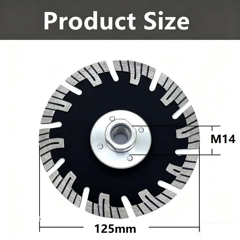 

1 шт. M14 фланец алмазная пила диск шлифовальный инструмент шлифовальный круг 4,5 дюйма 115 мм 125 мм съемный мини-резной инструмент лезвие для G