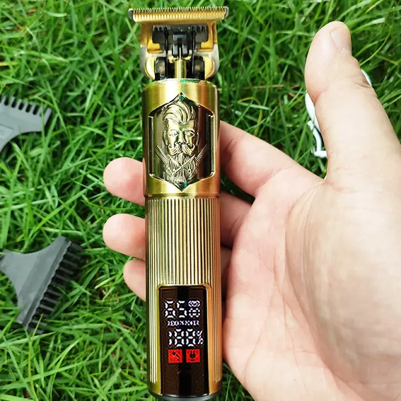 

2022 Electric Hair Clipper Rechargeable 0mm Shaver Beard Trimmer Professional Men Hair Cutting Machine Beard Barber Hair Cut