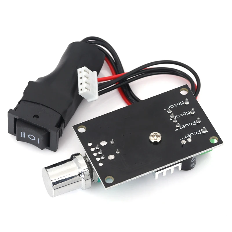 Фото DC 6V 12V 24V 28V 3A 80W Контроллер скорости двигателя постоянного тока ШИМ Регулируемый реверсивный переключатель скорости 1203BB Драйвер двигателя постоянного тока Реверсивный №3
