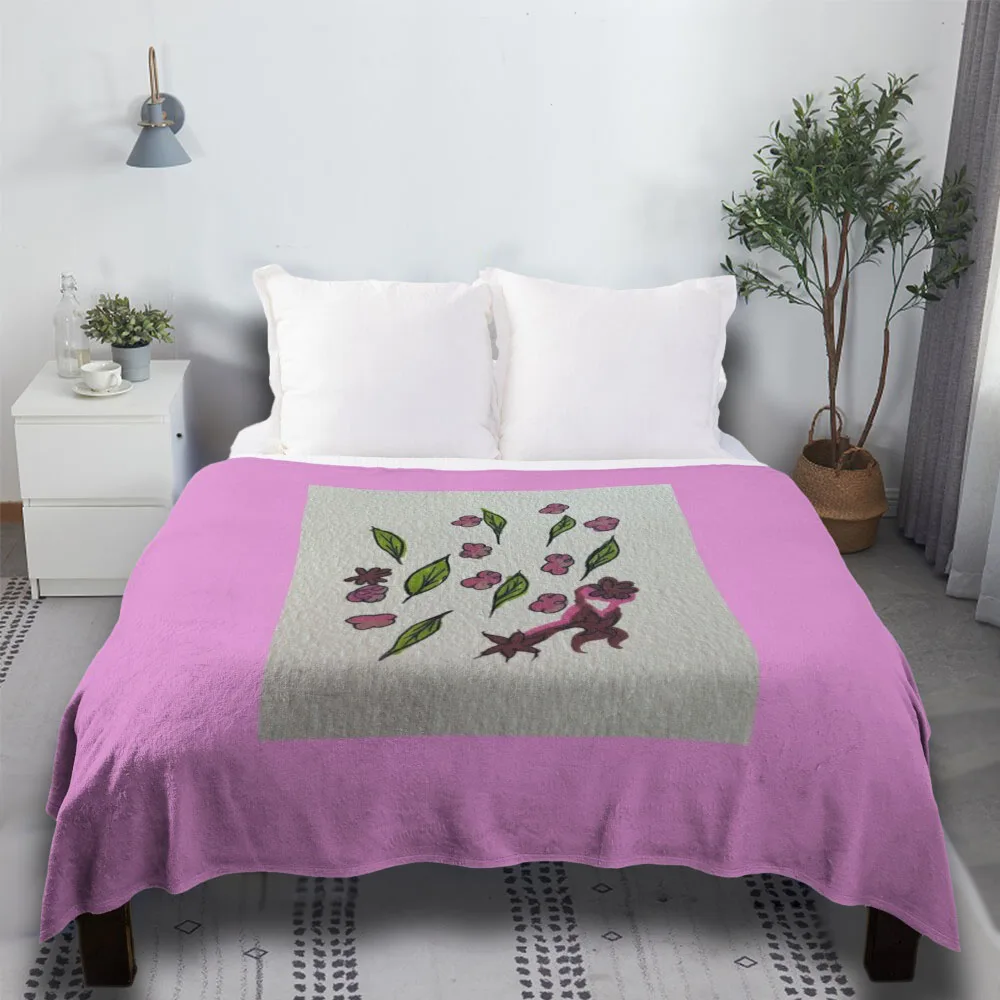 

Spring (Inspired By Heartstopper.) Mexican Hypebeast Decor Plaid Fluffy Leopard Print Throw Blanket