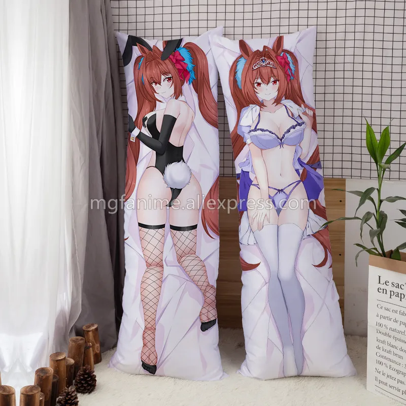 Симпатичный Дерби аниме персонаж Dakimakura Daiwa Scarlet обнимающая наволочка для тела