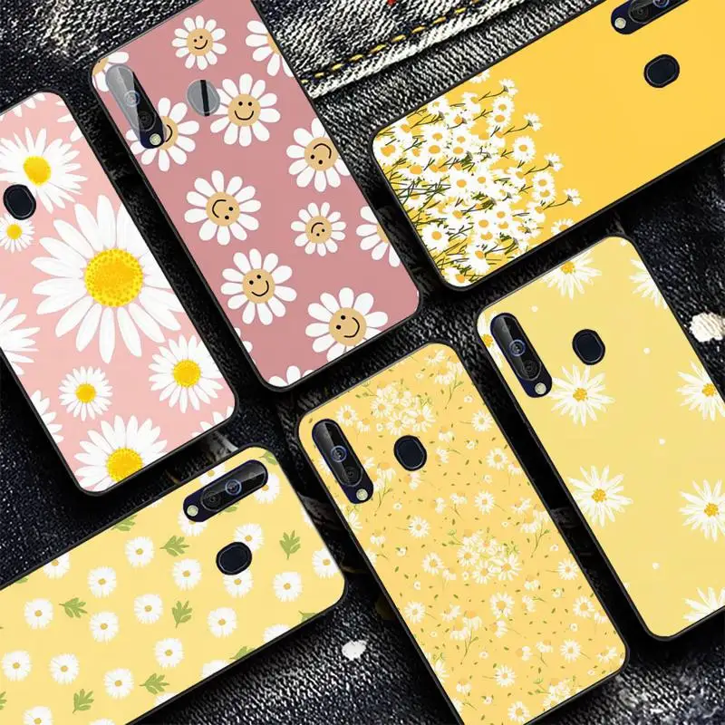 

Flowers Daisy Smile Phone Case for Samsung A51 01 50 71 21S 70 31 40 30 10 20 S E 11 91 A7 A8 2018